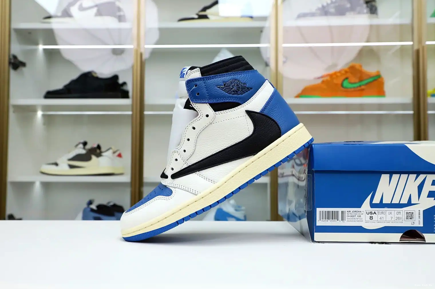 1 JORDAN Kimikick RETRO AIR DESIGN X FRAGMENT SCOTT TRAVIS X HIGH 0602